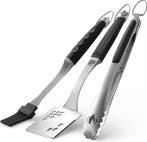 Napoleon Gereedschapset 3-delig – BBQ tools – RVS, Tuin en Terras, Barbecue-accessoires, Verzenden, Nieuw