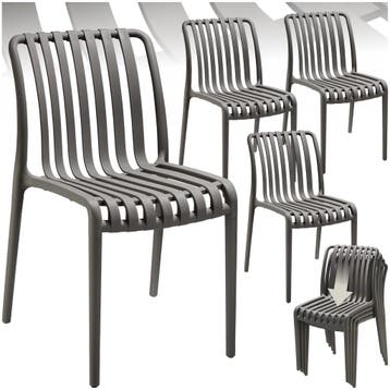 Tuinstoelen Alcudia, weerbestendig, stapelbaar, Tuin en Terras, Verzenden, Nieuw