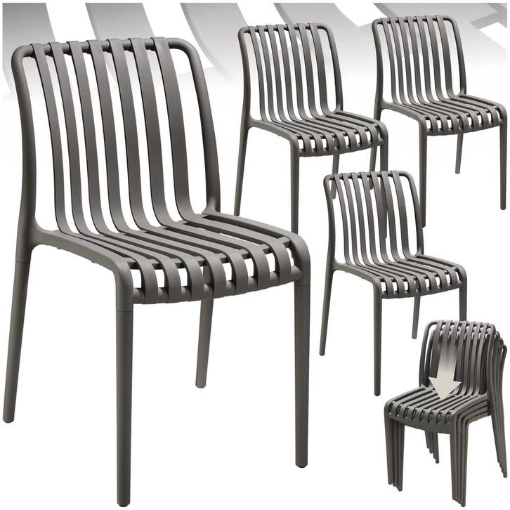 Tuinstoelen Alcudia, weerbestendig, stapelbaar, Tuin en Terras, Overige Tuin en Terras, Verzenden