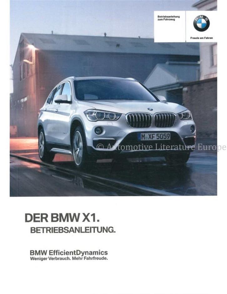 2016 BMW X1 INSTRUCTIEBOEKJE DUITS, Auto diversen, Handleidingen en Instructieboekjes