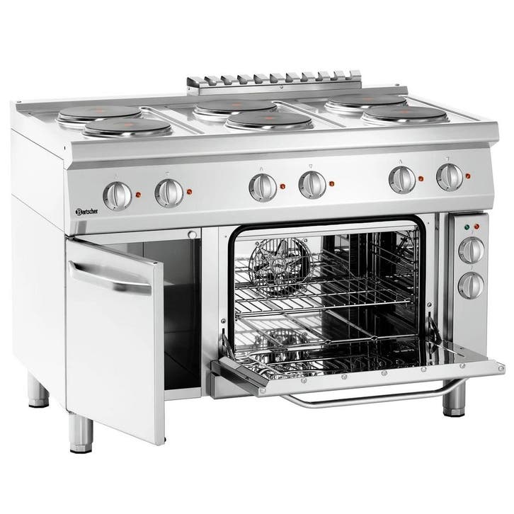 Fornuis | Elektrisch | EBO | 6 Kookplaten | 6x 2.6kW |, Zakelijke goederen, Horeca | Keukenapparatuur, Nieuw in verpakking, Verzenden