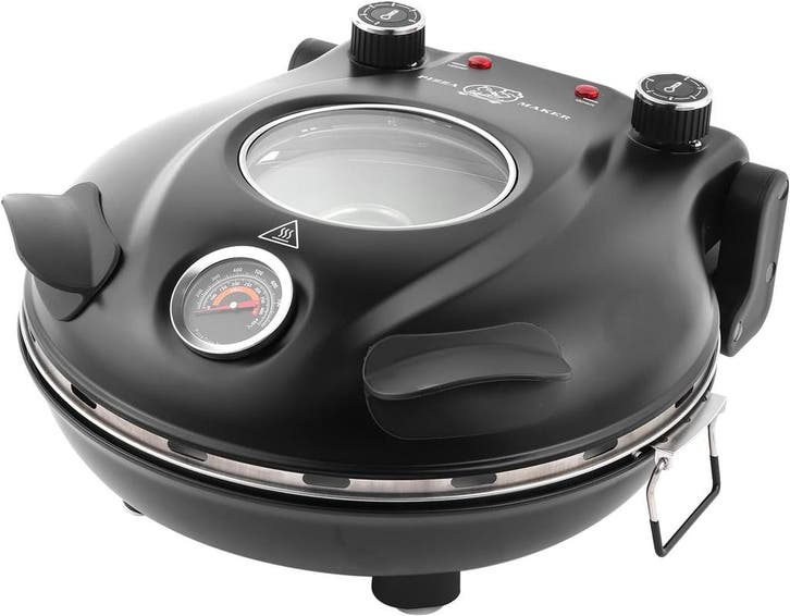 Elektrische Pizzaoven - Keramische steen - 420°C - 1200W - Z, Huis en Inrichting, Woonaccessoires | Overige, Nieuw, Verzenden