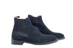 TESTONI - 8 UK - 42 IT - Venezia Blue Chelsea Boot English, Nieuw
