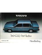 1985 VOLVO 760 GLE TURBO INSTRUCTIEBOEKJE NEDERLANDS, Ophalen of Verzenden