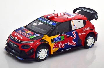 Norev 1:18 - Modelauto - Citroen C3 WRC Nr# 1 Winner Rally