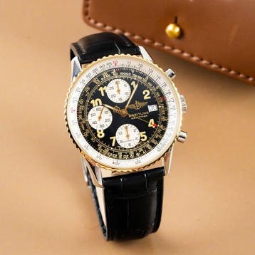Breitling - Old Navitimer Chrono Date Gold Steel - D13022 -, Nieuw