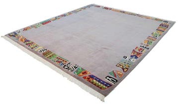 Nepal - Tapis - 289 cm - 259 cm, Maison & Meubles, Ameublement | Tapis & Moquettes