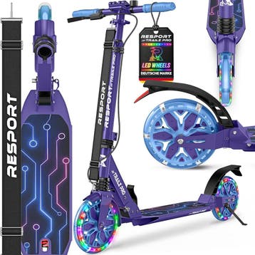 RE:SPORT® Citystep voor kinderen en volwassenen met led, bel, Verzenden