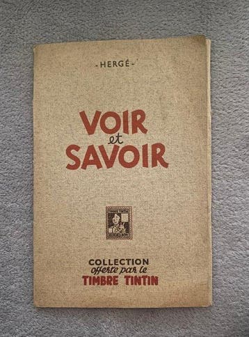 Tintin - Hergé - Tintin - Portfolio de Chromos Voir et, Livres