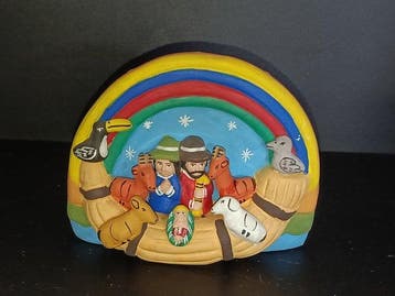 Beeldje - Nativitá - Presepe ad  Arca  Completo -, Diversen, Nieuw