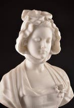 Guglielmo Pugi (1850-1915) - Buste, Een prachtig Art Nouveau