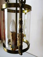 Hall lantaarn - Plafondlamp - Mondgeblazen glas , verguld