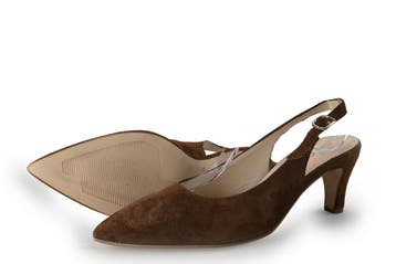 Gabor Slingbacks in maat 40 Bruin, Verzenden