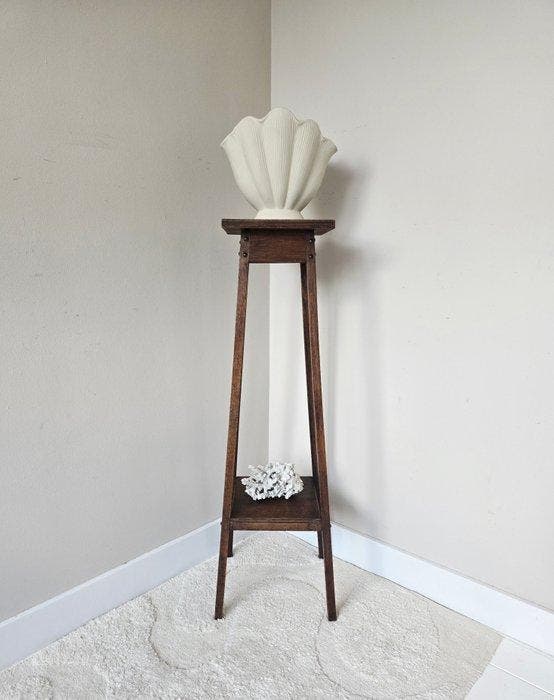 Table à plantes - Chêne, Antiquités & Art, Art | Objets design