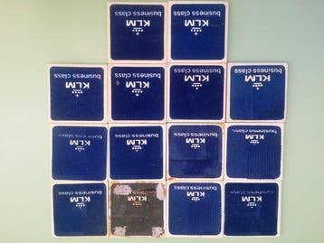 Tegel (13) - 1980-1990 - KLM Business, Antiek en Kunst