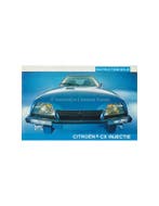 1979 CITROEN CX INJECTIE INSTRUCTIEBOEKJE NEDERLANDS
