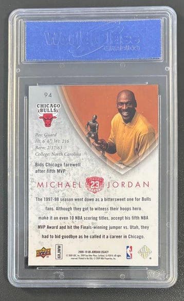 2009/10 Upper Deck MJ Legacy Collection Gold Michael Jordan