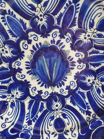 Schotel - Delfts blauw, Antiek en Kunst