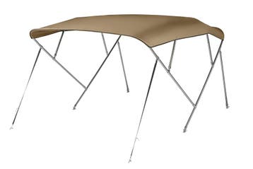NALUX RVS Biminitop 4 bogen - Hoogte 137 cm -Breedte 301-..., Ophalen of Verzenden, Overige typen