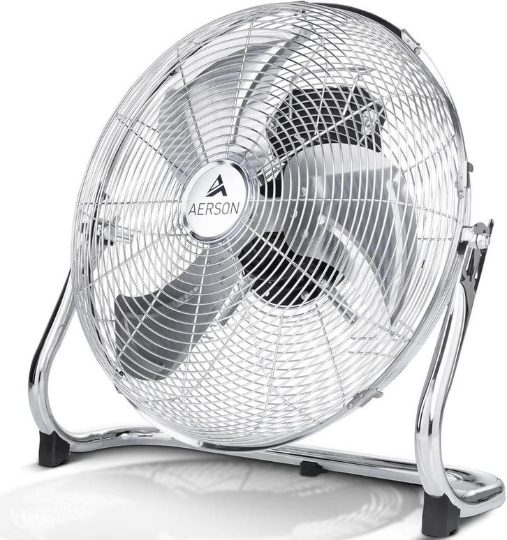 Vloerventilator - 50 cm - Industriele ventilator - Zilver -, Elektronische apparatuur, Ventilatoren, Nieuw, Verzenden