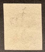 België 1851 - Leopold 1 : Médaillon 7 - 20 centimes Blauw :