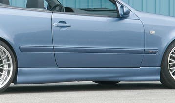 Rieger side skirt | CLK (W208) - Cabrio, Coupé | l stuk onge, Verzenden