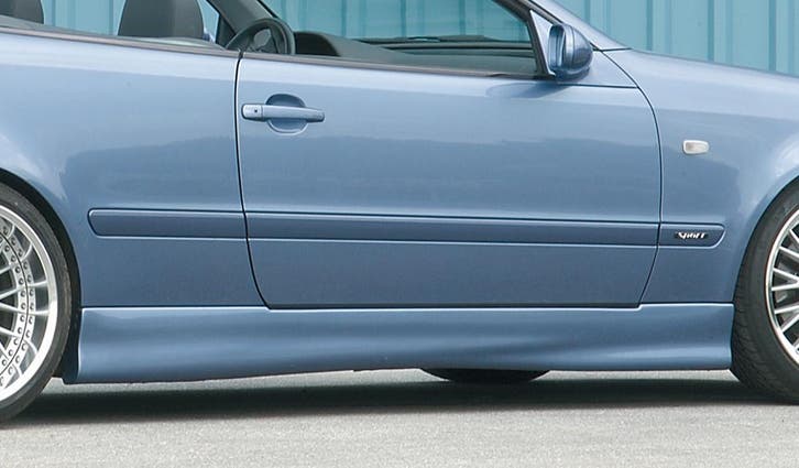 Rieger side skirt | CLK (W208) - Cabrio, Coupé | l stuk onge, Auto-onderdelen, Carrosserie, Nieuw, Mercedes-Benz, Verzenden