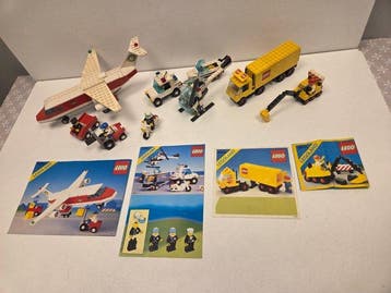 Lego Set - Legoland - Pursuit Squad 6354+Trans Air Carrier