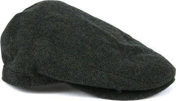 Barbour Barlow Flat Cap Herringbone Donkergroen maat M Heren, Verzenden, Nieuw, Barbour