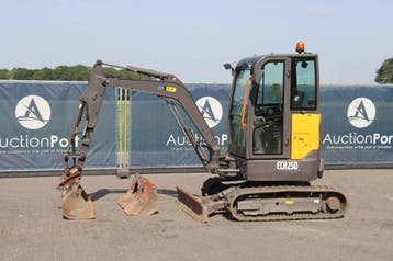 Veiling: Minigraver Volvo ECR25D Diesel 2023, Zakelijke goederen, Machines en Bouw | Kranen en Graafmachines, Ophalen