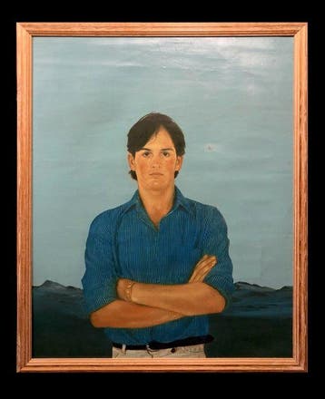 Alejandro Reino Sarmiento (1935-2018) - Auto portrait à la