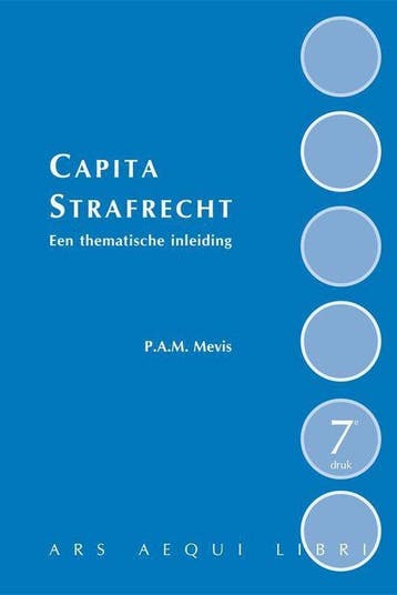 Capita strafrecht - Mevis, Boeken, Verzenden, Nieuw