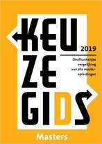 Keuzegids Masters 2019 9789087610760, Verzenden, Gelezen