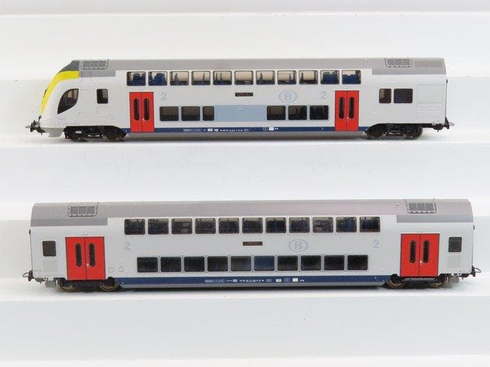 Piko H0 - 58814/97943 - Modeltrein personenwagen (2) - 2x, Hobby en Vrije tijd, Modeltreinen | H0