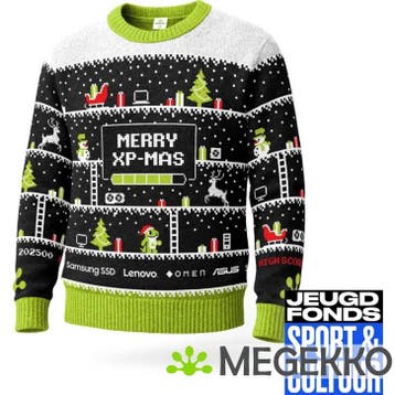 Megekko Kersttrui 2025 maat M, Verzenden, Nieuw