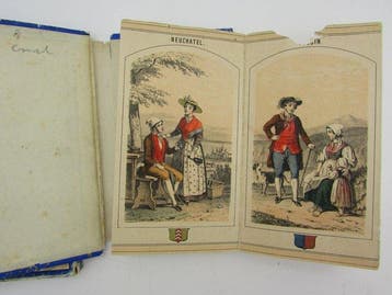 L. Lassalle - Costumes Suisses des 22 Cantons - 1850