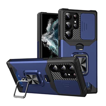 Samsung Galaxy A13 - Card Slot Hoesje met Kickstand en, Télécoms, Verzenden