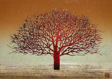 Red Red Tree 2 - Signed and numbered by the artist SOLD