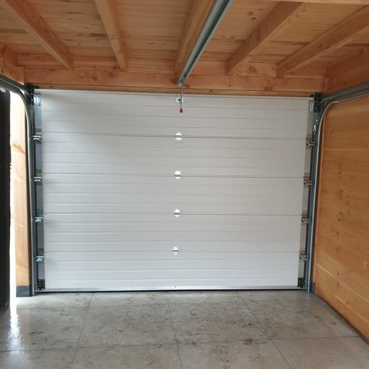 Elektrische Garagepoort Div. maten b.v 300x215 € 845 !, Bricolage & Construction, Fenêtres & Moustiquaires, Enlèvement ou Envoi