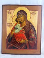 Icoon - Zeldzame Russische icoon Onze-Lieve-Vrouw