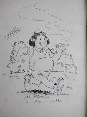 Suske en Wiske - De Lustige Zwervers - 2 opdrachttekeningen, Nieuw