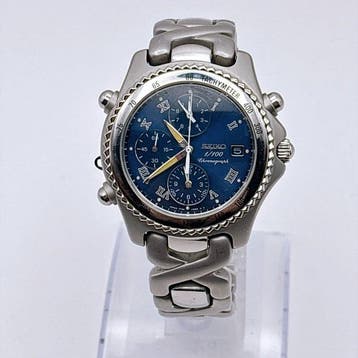 Seiko - 1/100 Chronograph - Zonder minimumprijs - 7T52-7000