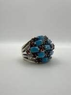 Zonder minimumprijs - Sieraden appliqué Zilver Turquoise -