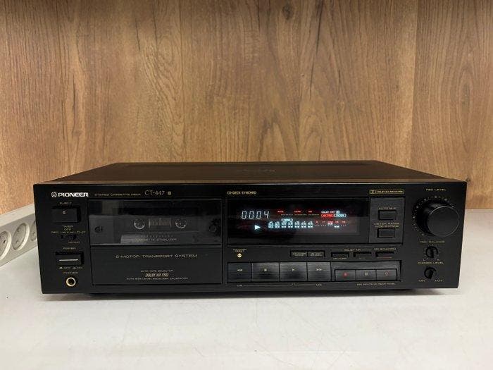 Pioneer - CT-447 - HX PRO Cassetterecorder-speler, TV, Hi-fi & Vidéo, Radios