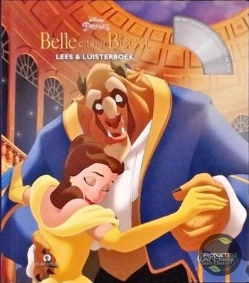 Belle en het Beest -Lees en Luisterboek - Disney Disney, Boeken, Verzenden, Zo goed als nieuw, Disney