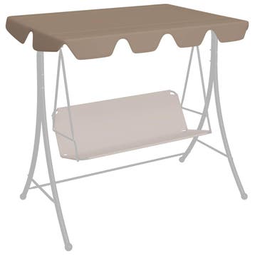 vidaXL Vervangingsluifel voor schommelbank 188/168x145/110, Verzenden, Nieuw
