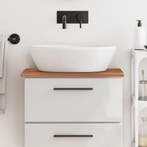 vidaXL Wastafelblad 60x40x1,5 cm massief beukenhout, Huis en Inrichting, Keuken | Keukenelementen, Verzenden, Nieuw