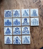 Tegel (32) - Delfts Blauwe gevels - Bols - 1980-1990 -, Antiquités & Art