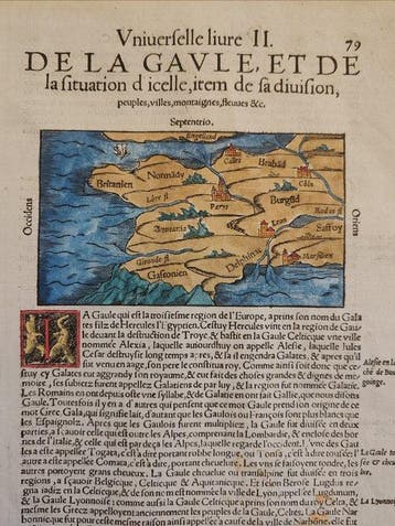 Frankrijk - Gallië; Sebastian Münster (1488–1552) - La, Nieuw