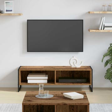 vidaXL TV Kast 100 x 36,5 x 30,5 cm Oud Hout Bewerkt hout, Huis en Inrichting, Verzenden, Nieuw